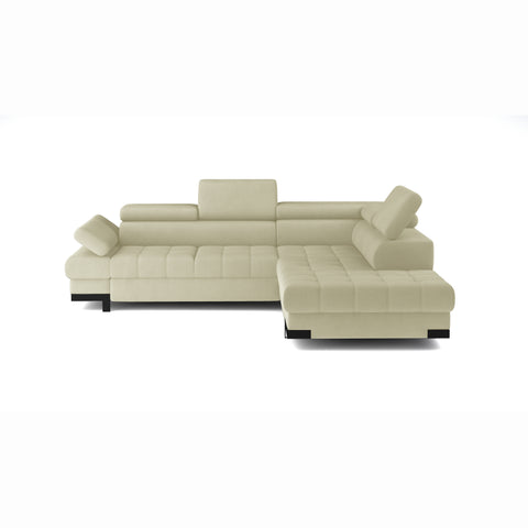 SULTAN L 103.5" x 88" Wide Sleeper Sectional with Storage