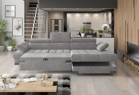 SULTAN MINI 106.5" x 68" Wide Sleeper Sectional with Storage