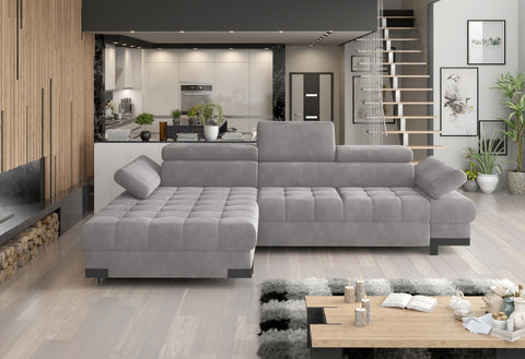 SULTAN MINI 106.5" x 68" Wide Sleeper Sectional with Storage