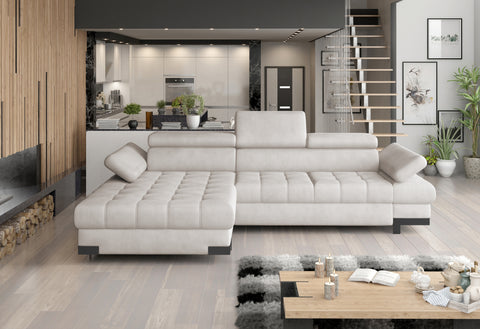 SULTAN MINI 106.5" x 68" Wide Sleeper Sectional with Storage