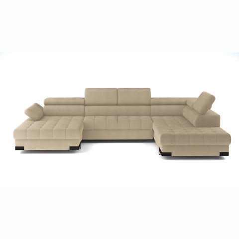 SULTAN XL 133.5" x 88" 68" Wide Sleeper Sectional with Storage