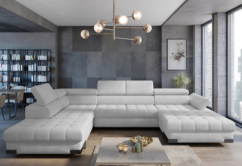 SULTAN XL 133.5" x 88" 68" Wide Sleeper Sectional with Storage