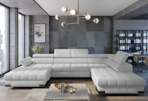 SULTAN XL 133.5" x 88" 68" Wide Sleeper Sectional with Storage