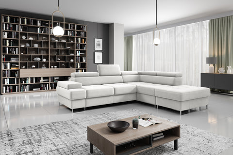 GALAXY L 103" x 88"  Wide Sleeper Sectional with Storage