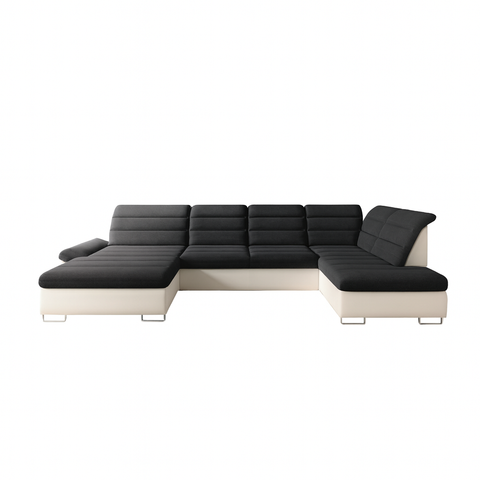 DONATELLA XL 145" x 84" x 74.5" Wide Sleeper Sectional with Storage