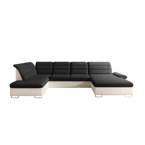 DONATELLA XL 145" x 84" x 74.5" Wide Sleeper Sectional with Storage