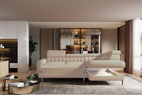 NAMU L 97" x 69" Wide Sleeper Sectional with Storage
