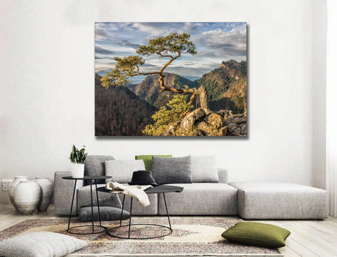 TEMPERED GLASS PAINTING 47 x 35.5"