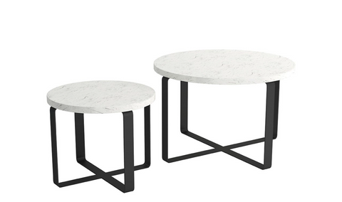 DOKO Light Marble Coffee Table