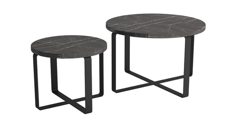 DOKO Black Marble Coffee Table