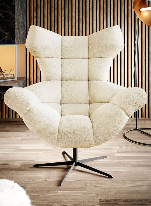 SWEET Accent Living Room Rocking Chair with Ottoman