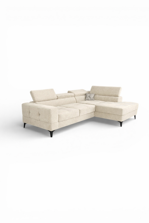 TOSCANIA MINI 98.5" x 67" Wide Sleeper Sectional with Storage