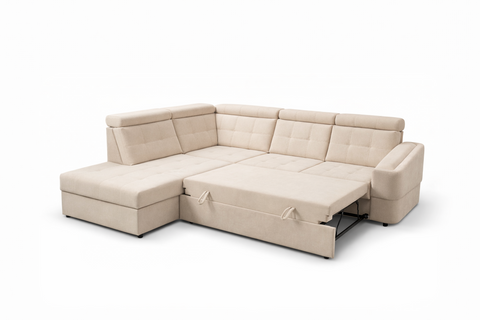 ALTO L  110"x 88.5" Wide Sleeper Sectional with Storage