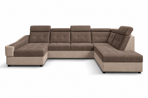 ALTO XL 140"x 88.5"x 68" Wide Sleeper Sectional with Storage