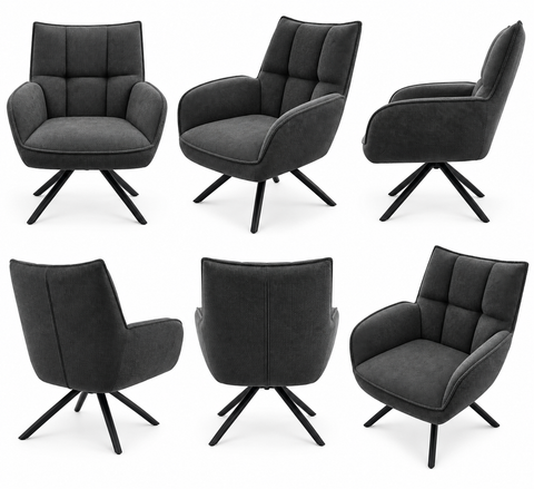 SNUGGY Dining Chair Graphite Grey