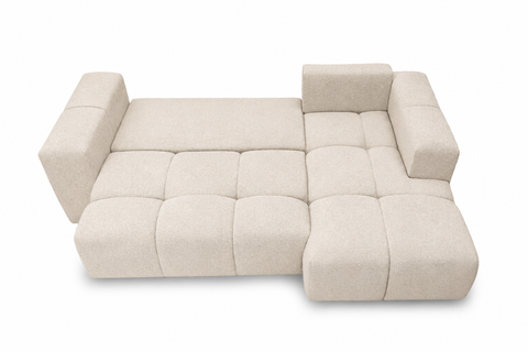FIBIO MINI 105" x 64" Wide Sleeper Sectional with Storage