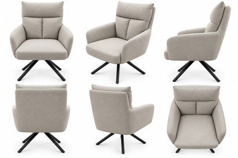 CLOUDA Dining Chair Vege Light Grey