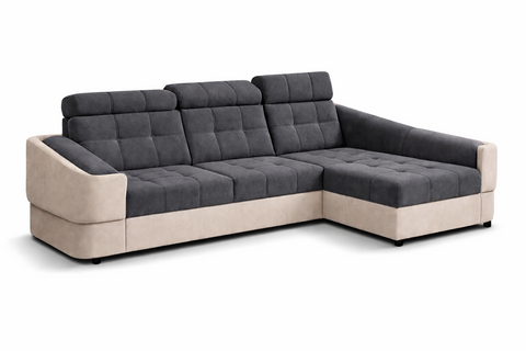 ALTO MINI 111.5" x 68" Wide Sleeper Sectional with Storage