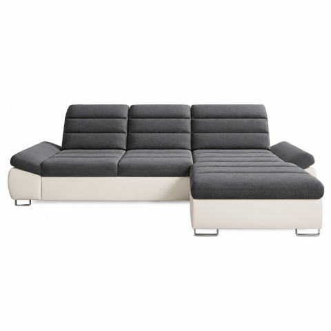 DONATELLA MINI 120.5" x 74.5" Wide Sleeper Sectional with Storage