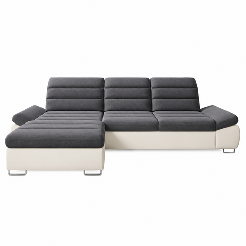 DONATELLA MINI 120.5" x 74.5" Wide Sleeper Sectional with Storage