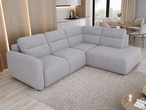 CAVARO L 103" x 87" Wide Sectional with Electric Seat Extension