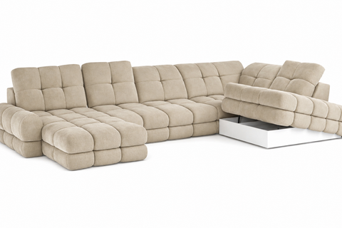 TORO XL 157.5" x 87" x 68" Wide Sectional with Electric Seat Extension