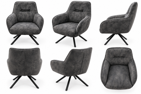 DOVI Dining Chair Charcoal Grey