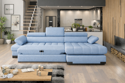 SULTAN MINI 106.5" x 68" Wide Sleeper Sectional with Storage