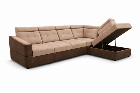 ALTO L2 139" x 88.8"  Wide Sleeper Sectional with Storage