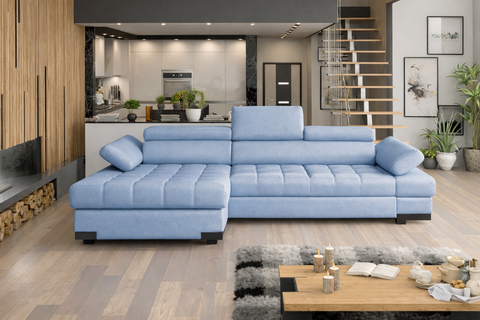 SULTAN MINI 106.5" x 68" Wide Sleeper Sectional with Storage