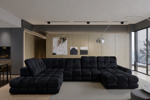 TORO XL 157.5" x 87" x 68" Wide Sectional with Electric Seat Extension