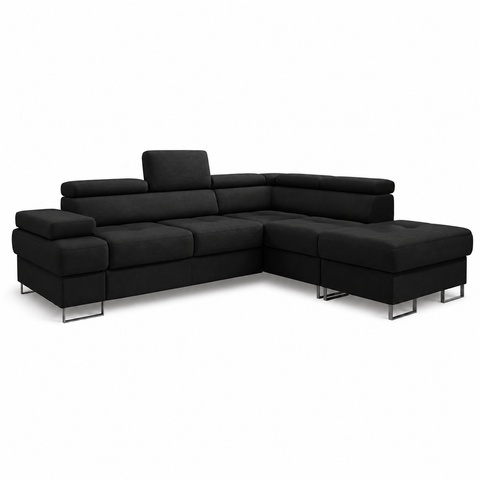 GALAXY L 103" x 88"  Wide Sleeper Sectional with Storage