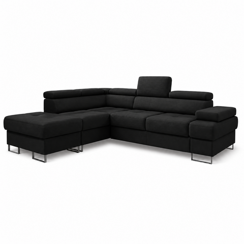 GALAXY L 103" x 88"  Wide Sleeper Sectional with Storage