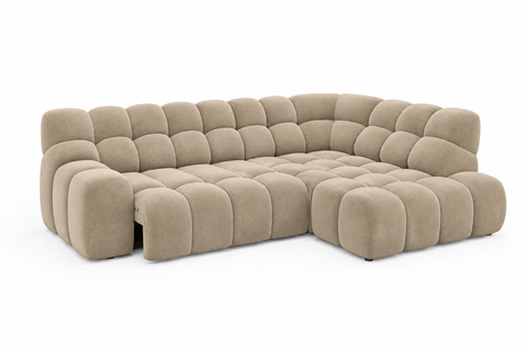 CAMPIONE L 113" x 80" Wide Sectional with Electric Seat Extension