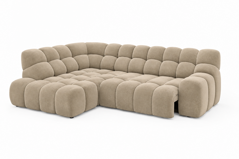CAMPIONE L 113" x 80" Wide Sectional with Electric Seat Extension