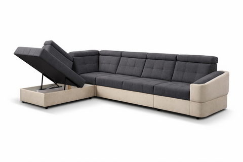 ALTO L2 139" x 88.8"  Wide Sleeper Sectional with Storage