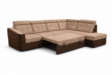 ALTO L2 139" x 88.8"  Wide Sleeper Sectional with Storage