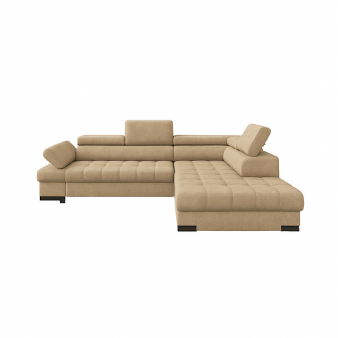 SULTAN L 103.5" x 88" Wide Sleeper Sectional with Storage