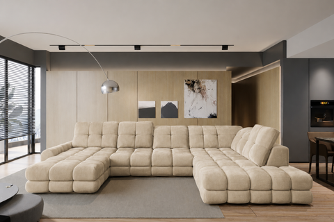 TORO XL 157.5" x 87" x 68" Wide Sectional with Electric Seat Extension