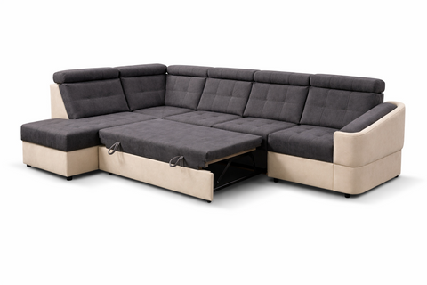 ALTO L2 139" x 88.8"  Wide Sleeper Sectional with Storage