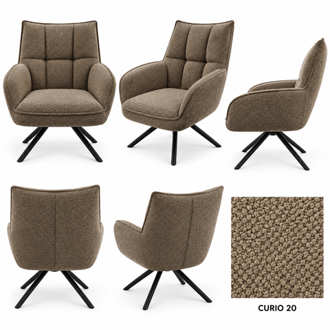 SNUGGY Dining Chair Brown