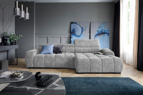 BRONTE MINI  112" x 66" Wide Sectional with Electric Seat Extension