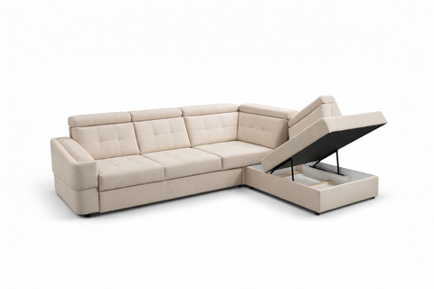 ALTO L  110"x 88.5" Wide Sleeper Sectional with Storage