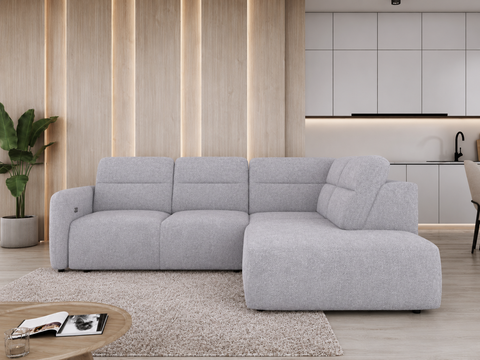 CAVARO L 103" x 87" Wide Sectional with Electric Seat Extension