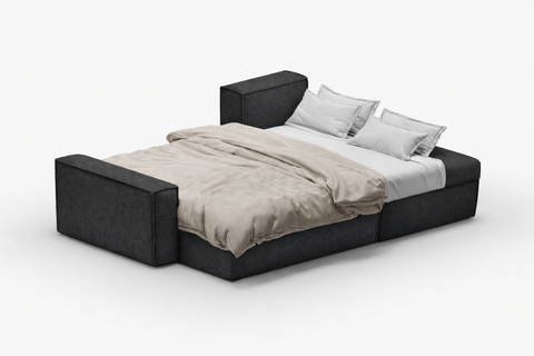 SOFTI MINI 86.5" x 60" Wide Sleeper Sectional with Storage