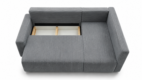NEMO L 94.5" x 59.5" Wide Sleeper Sectional with Storage