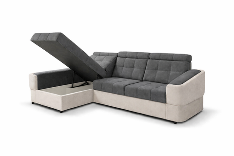 ALTO MINI 111.5" x 68" Wide Sleeper Sectional with Storage