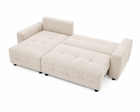 ELVAR CORNER SOFA 98" x 58"  Wide Sleeper Sectional