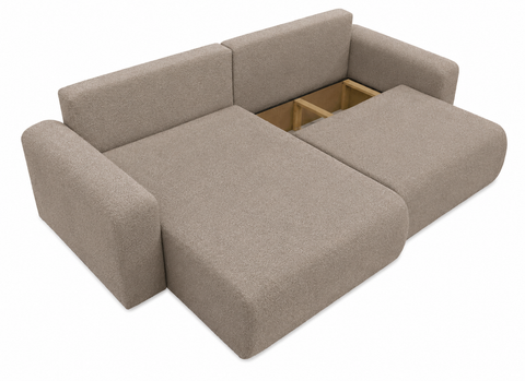 VELARI L 96.5'' x 57'' Wide Sleeper Sectional With Storage