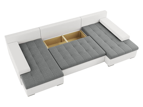 CESARE MAX 135" x 71.5"  Wide Sleeper Sectional with Storage